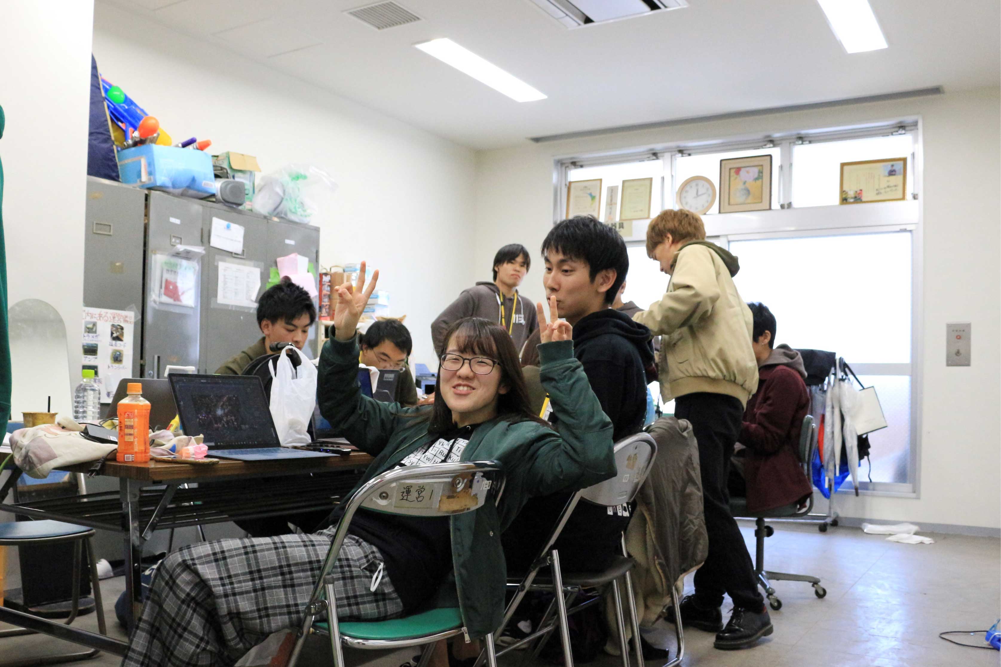 実行委員会室の様子